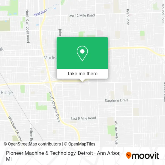 Pioneer Machine & Technology map
