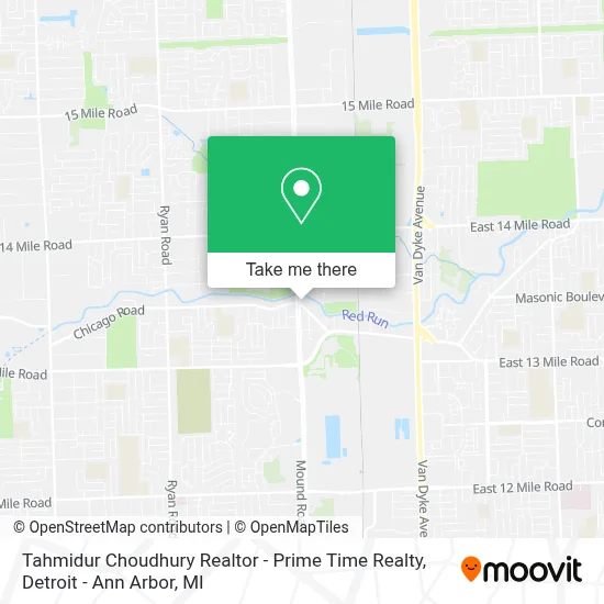 Tahmidur Choudhury Realtor - Prime Time Realty map
