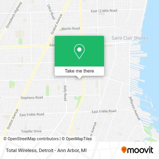 Total Wireless map