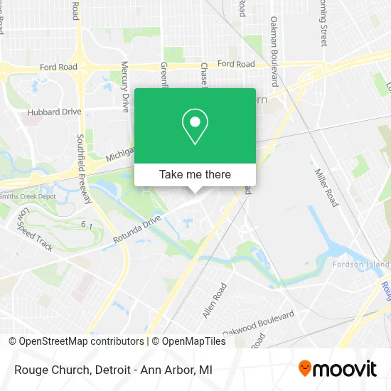 Rouge Church map