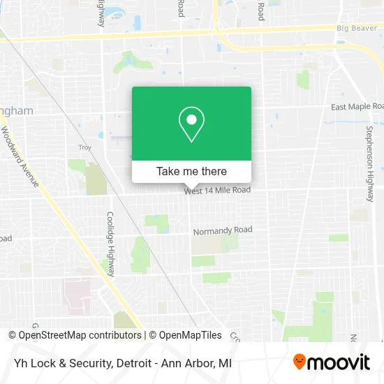 Yh Lock & Security map