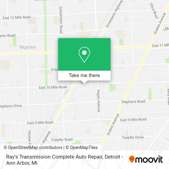Ray's Transmission Complete Auto Repair map