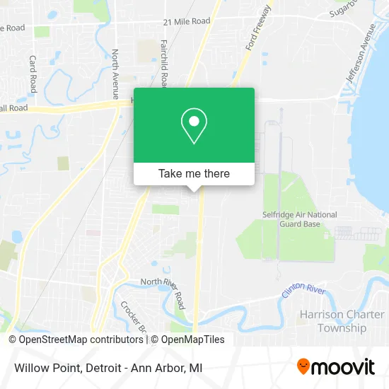 Willow Point map