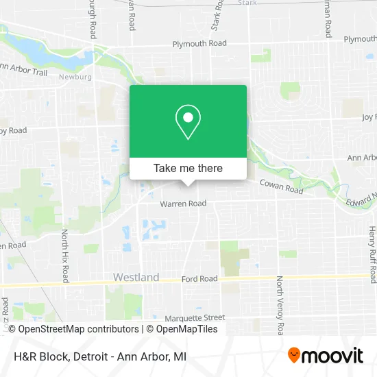 H&R Block map
