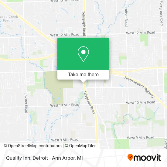 Quality Inn map