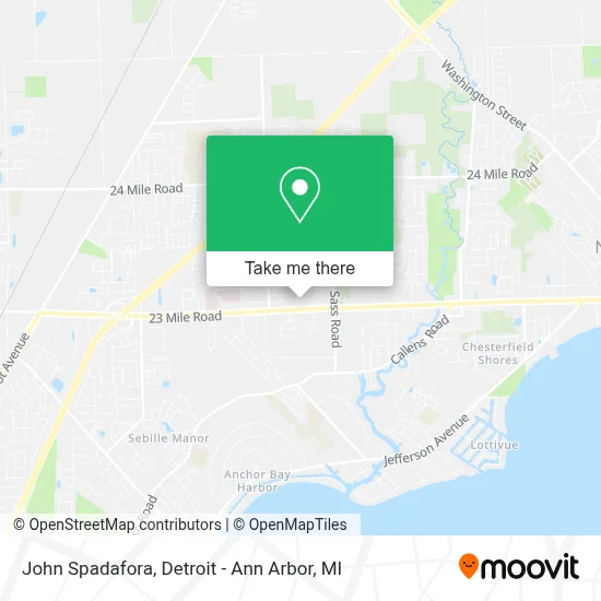 John Spadafora map