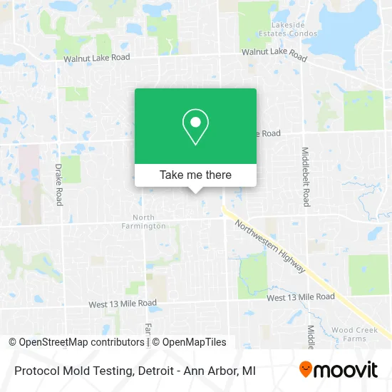 Protocol Mold Testing map