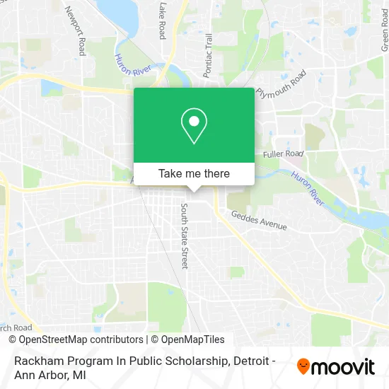 Rackham Program In Public Scholarship map