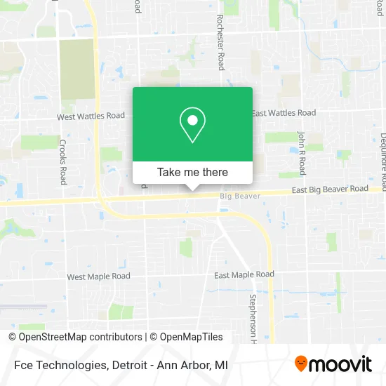 Fce Technologies map