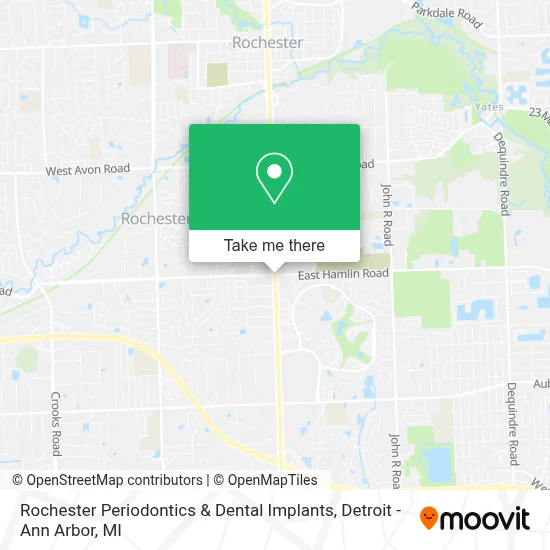 Rochester Periodontics & Dental Implants map