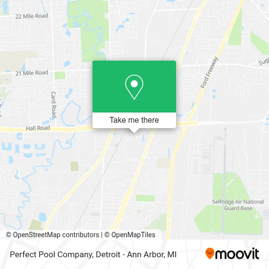 Perfect Pool Company map