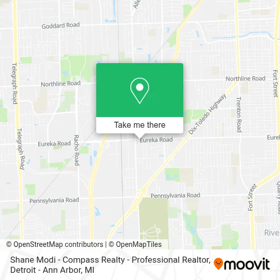 Shane Modi - Compass Realty - Professional Realtor map