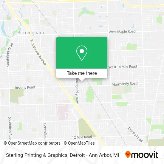 Sterling Printing & Graphics map