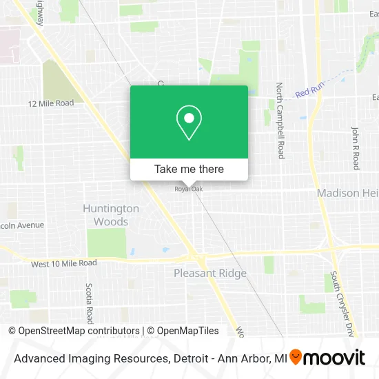 Advanced Imaging Resources map