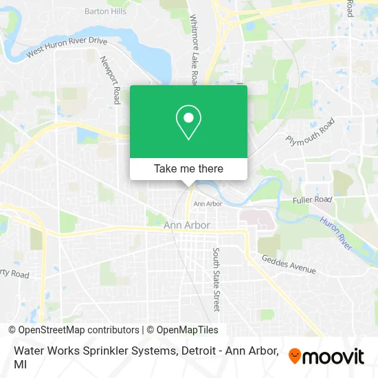Water Works Sprinkler Systems map