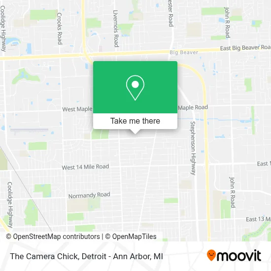 The Camera Chick map