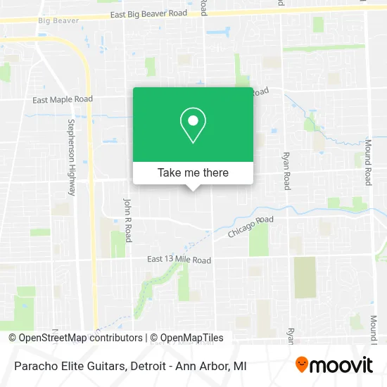 Paracho Elite Guitars map