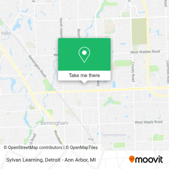 Sylvan Learning map
