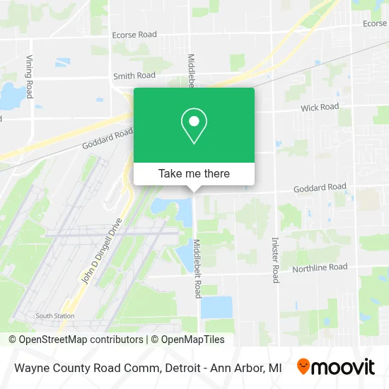 Wayne County Road Comm map