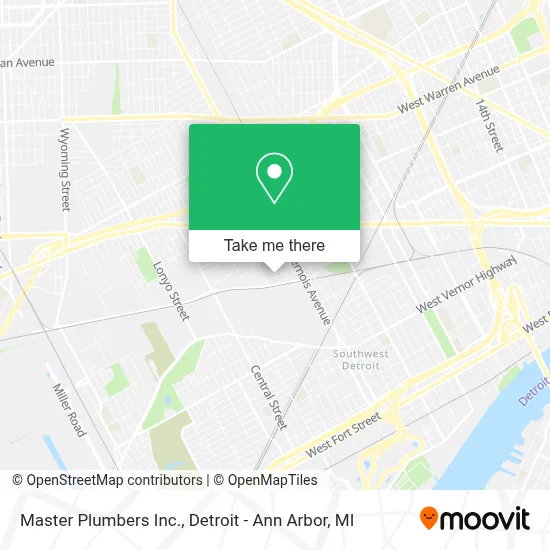 Master Plumbers Inc. map