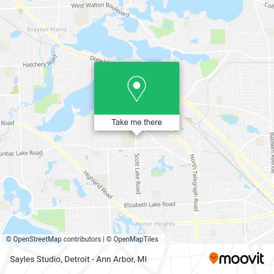 Sayles Studio map