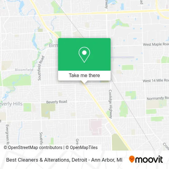 Best Cleaners & Alterations map