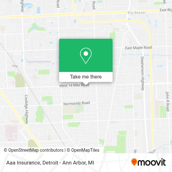 Aaa Insurance map