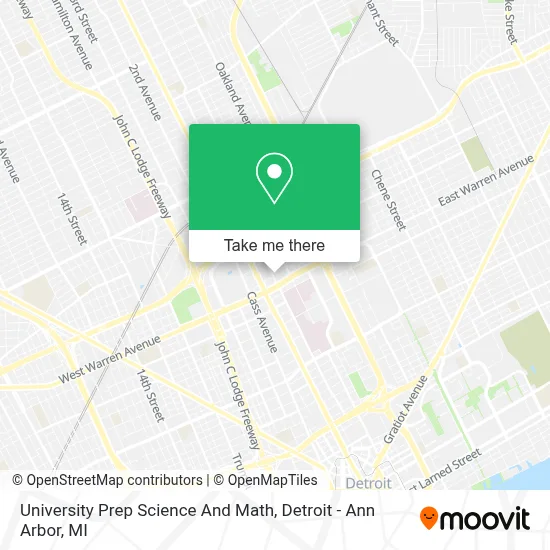 University Prep Science And Math map
