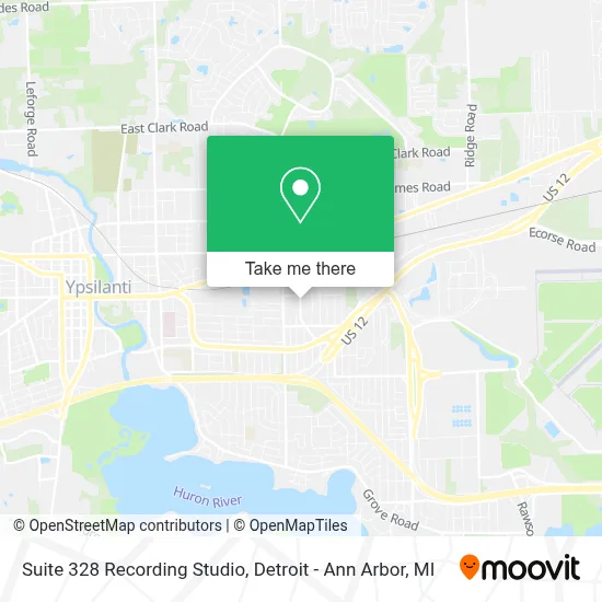 Suite 328 Recording Studio map