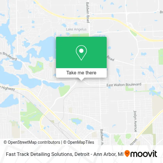 Fast Track Detailing Solutions map