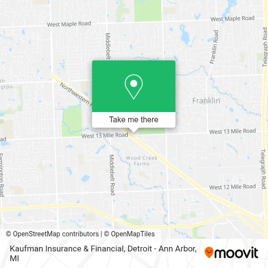 Kaufman Insurance & Financial map