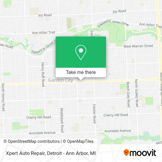 Xpert Auto Repair map