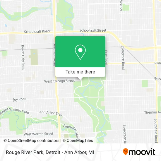 Rouge River Park map