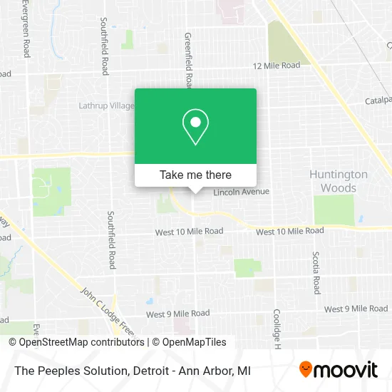 The Peeples Solution map