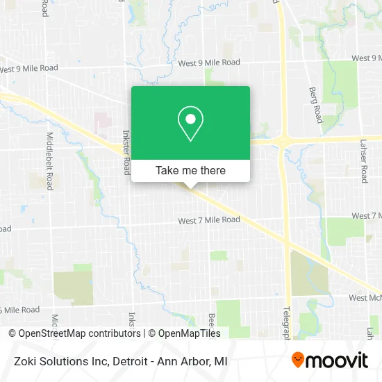 Zoki Solutions Inc map