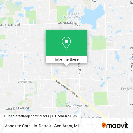 Absolute Care Llc map
