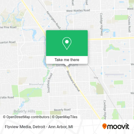 Flyview Media map