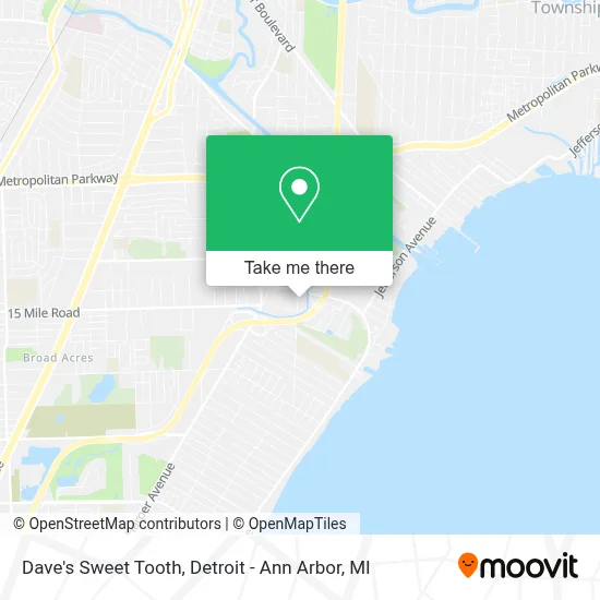 Dave's Sweet Tooth map