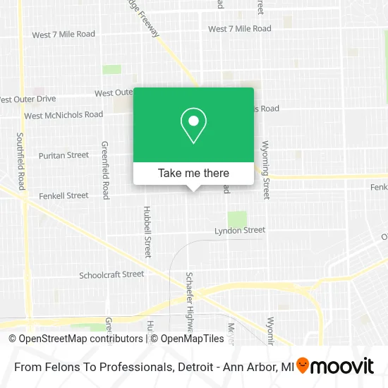 From Felons To Professionals map