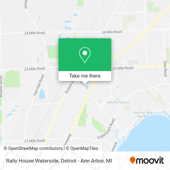 Rally House Waterside map