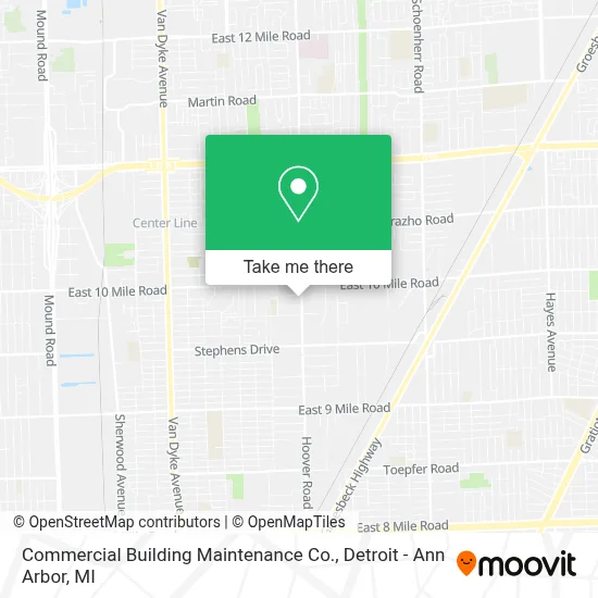 Commercial Building Maintenance Co. map