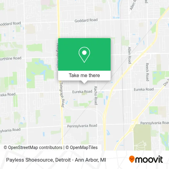 Payless Shoesource map