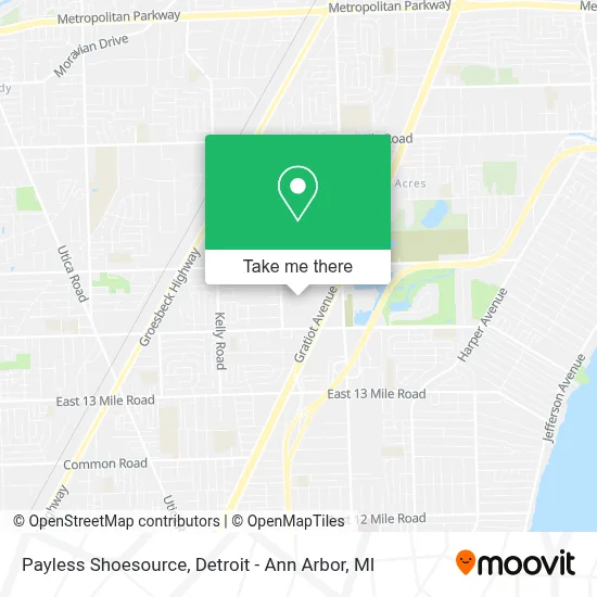 Payless Shoesource map