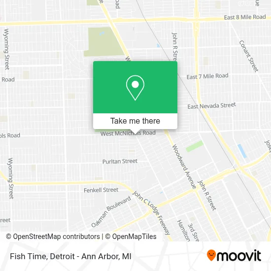 Fish Time map