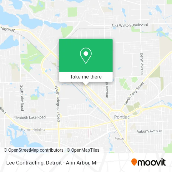 Lee Contracting map