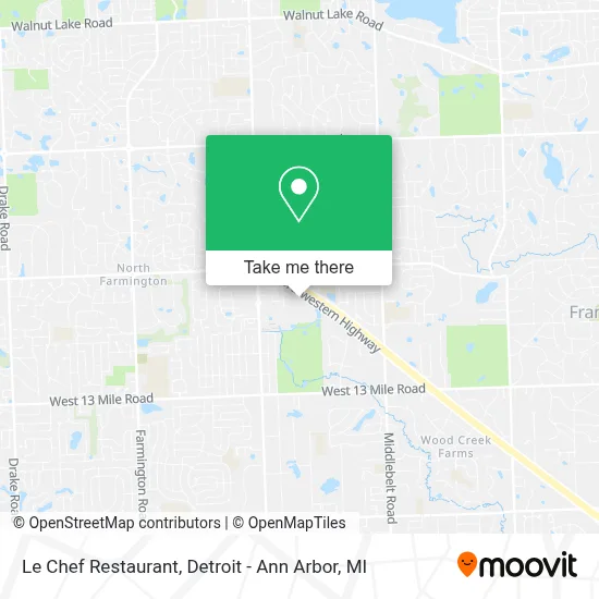 Le Chef Restaurant map