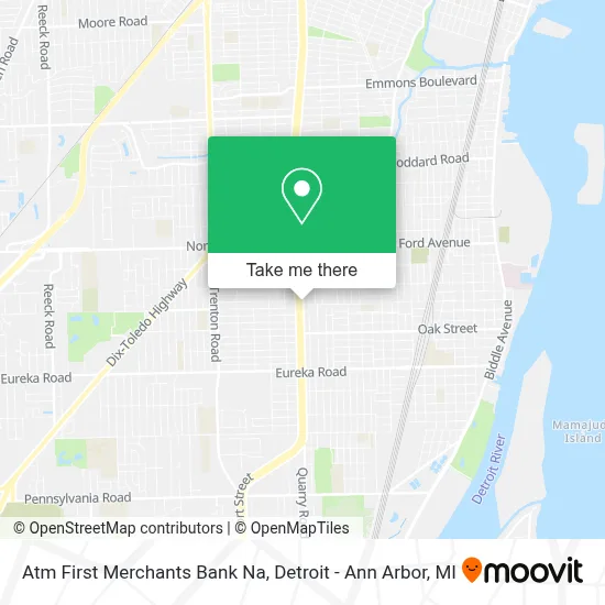 Atm First Merchants Bank Na map