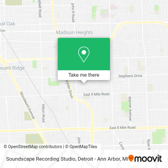 Soundscape Recording Studio map