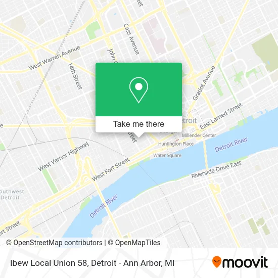 Ibew Local Union 58 map