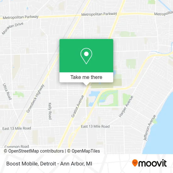 Boost Mobile map